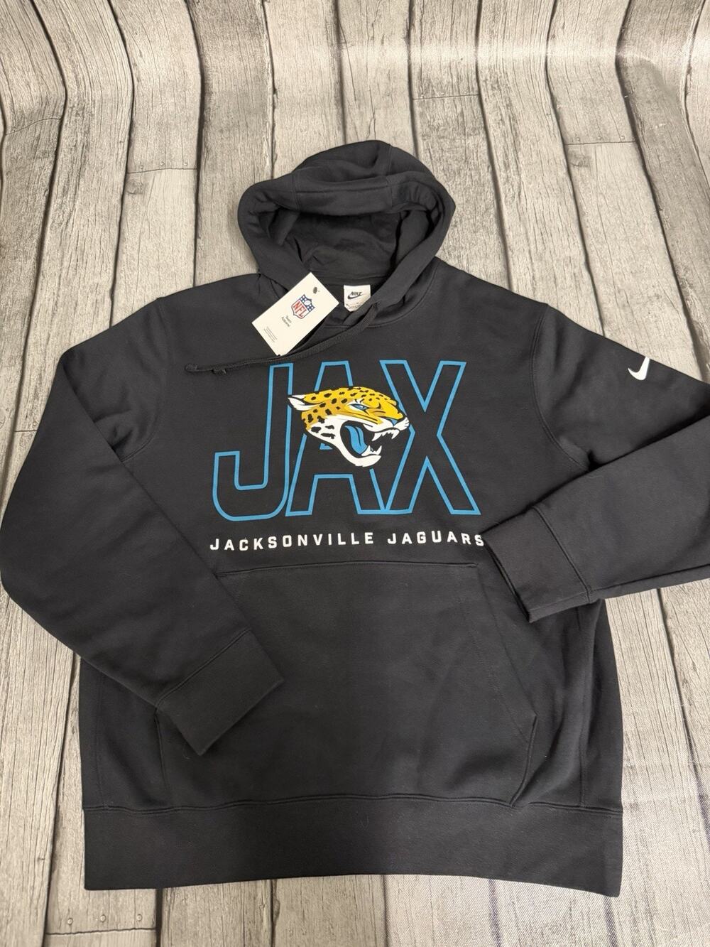 NWT Men’s Nike Jacksonville Jaguars Busted Play Hoodie Sz Medium Black Sweatshi
